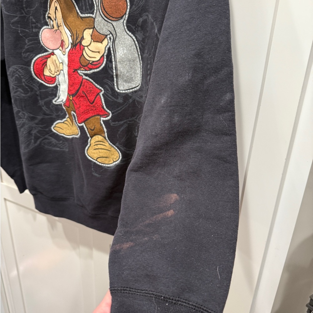 Men's Black Graphic Disney Hoodie - Picture 2 of 7